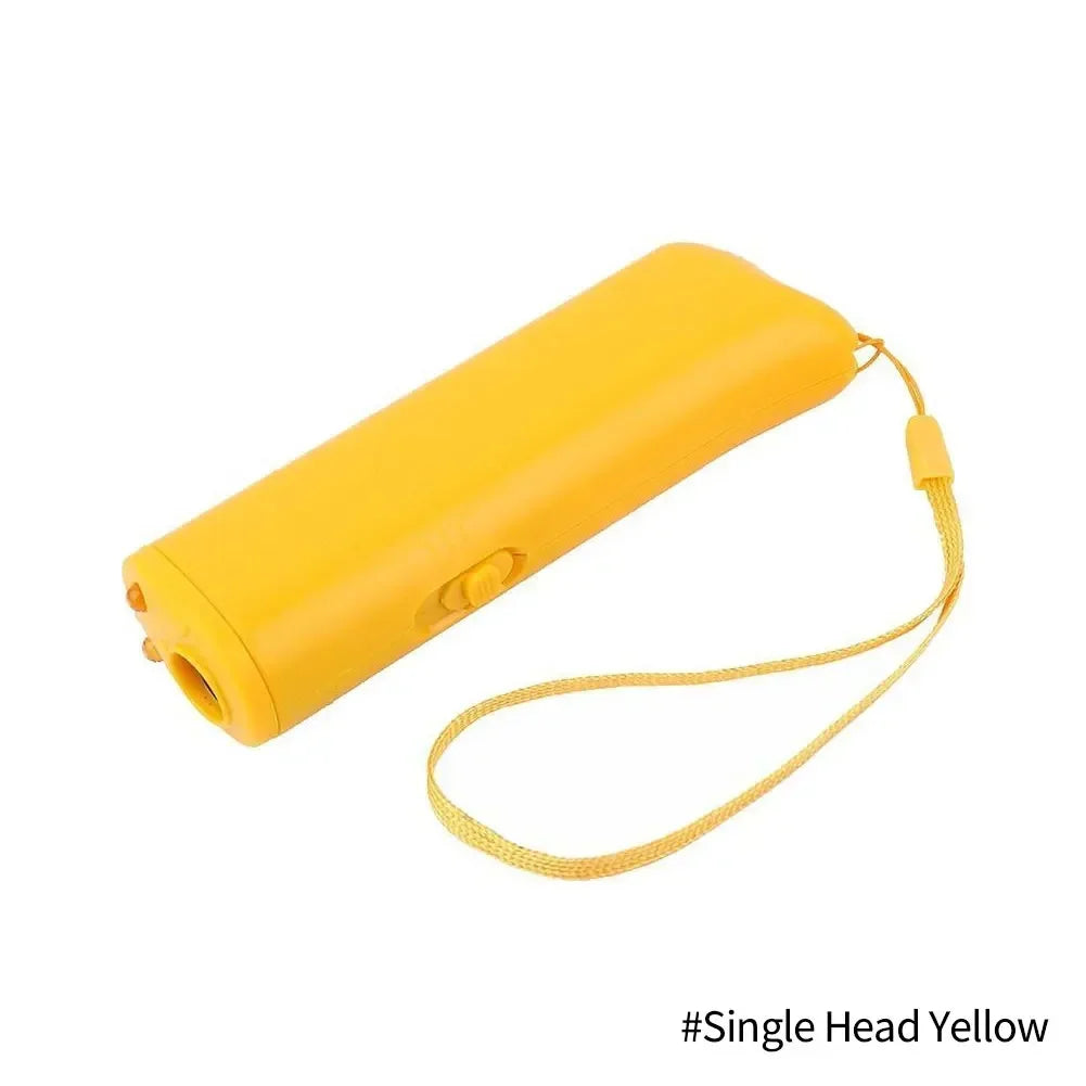 Pet Dog Repeller Anti Barking Stop Electric Shocker LED Ultrasonic Dogs Adapter Training Behavior Aids Without Battery