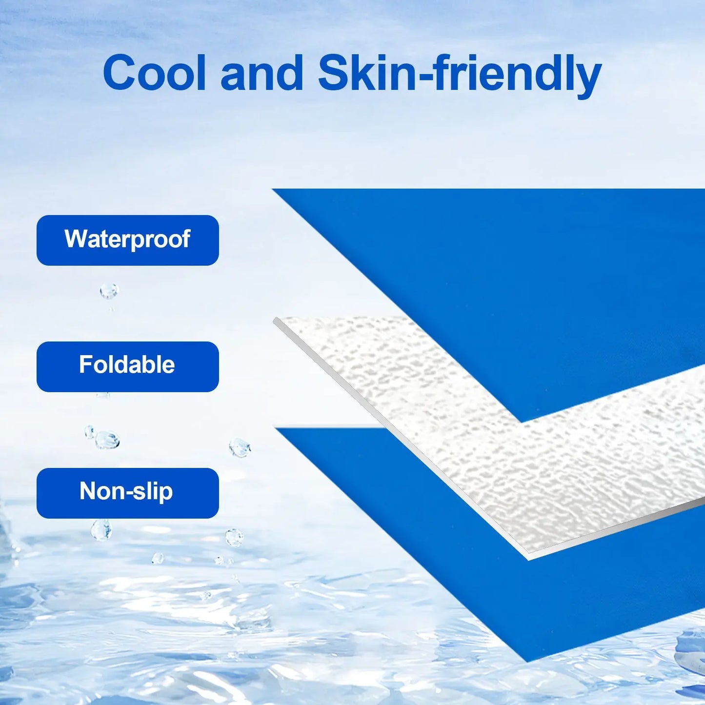 Pet Cooling Pad for Dogs and Cats, Pressure Activated Dog Cooling Pad, No Water or Refrigeration Required, Non-Toxic Gel